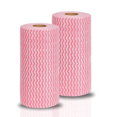 ASHVIK STUFFS Reusable Cleaning Wipe, Household &Kitchen Towels,Disposable Cleaning Cloth, Dish Cloth Dish Towels Dish Rags Reusable Kitchen Paper Towels, Wash Towels, 2 Rolls of 50 Sheets