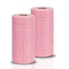 ASHVIK STUFFS Reusable Cleaning Wipe, Household &Kitchen Towels,Disposable Cleaning Cloth, Dish Cloth Dish Towels Dish Rags Reusable Kitchen Paper Towels, Wash Towels, 2 Rolls of 50 Sheets view 1