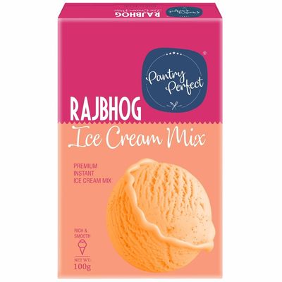 Pantry Perfect Rajbhog Ice Cream Mix (100g) I Quick, Easy and Delicious Summer Treat Ready Mix, No Preservatives, No Hassle I Rich & Smooth I Easy to Prepare