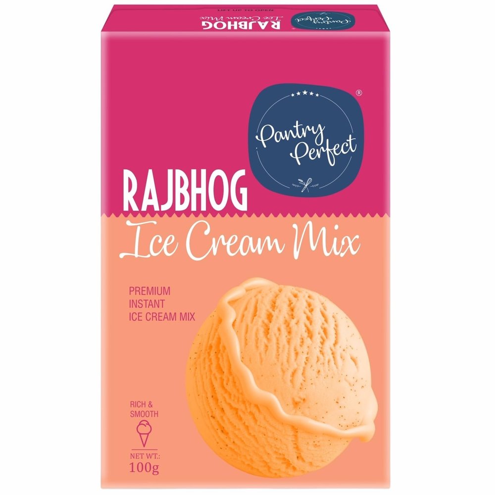 Pantry Perfect Rajbhog Ice Cream Mix (100g) I Quick, Easy and Delicious Summer Treat Ready Mix, No Preservatives, No Hassle I Rich & Smooth I Easy to Prepare