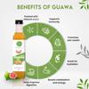 Vnya Guava Squash 250ml, Extracted From Ripe Guava Fruit|Refreshing Natural Beverage For Summer Hydration|No Added Colours &Preservatives|Aids Digestion| Immune Booster|Raw &Unprocessed Squash Drink view 4