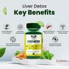 360 Love Plant Based Liver Detox Supplement With Milk Thistle, Turmeric & Ginger | Rich in Antioxidants | For Men & Women - 60 Veg Capsules view 3