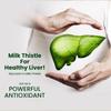 360 Love Plant Based Liver Detox Supplement With Milk Thistle, Turmeric & Ginger | Rich in Antioxidants | For Men & Women - 60 Veg Capsules view 4