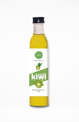 Vnya Kiwi Squash 250ml, Extracted From Kiwi & Lemon|Refreshing Natural Beverage For Summer Hydration|No Added Colours &Preservatives|Aids Digestion| Immune Booster|Raw &Unprocessed Squash Drink