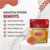 Brijbooti Manjistha Powder (100 gm) | Manjistha Root Powder for Eating | Majith | Indian Madder | FSSAI, GMP, ISO Certified view 2