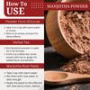 Brijbooti Manjistha Powder (100 gm) | Manjistha Root Powder for Eating | Majith | Indian Madder | FSSAI, GMP, ISO Certified view 3