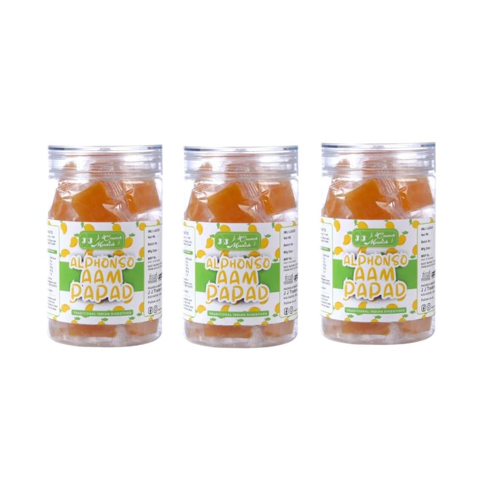 Mango Fruit Candy, 100% Natural, Premium Alphonso Mango Fruit Bar, Pack of Multiple (3)
