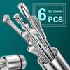 Stodern 6Pcs Ear Wax Cleaner Tool Kit - Resuable Ear Wax Removal Tools with Aluminum Tube for Traveling, Ear Cleansing Tool Set Spiral Ear Curette Tool with Cleaning Brush with Storage Tube view 2