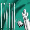 Stodern 6Pcs Ear Wax Cleaner Tool Kit - Resuable Ear Wax Removal Tools with Aluminum Tube for Traveling, Ear Cleansing Tool Set Spiral Ear Curette Tool with Cleaning Brush with Storage Tube view 3