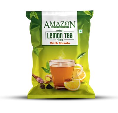 Amazon Lemon Tea Premix with Masala, Instant Tea Premix, For Vending Manual and Vending Machines, 1KG Pack