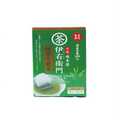 UJInoTSUYU Iyemon Premium Matcha Blend Sencha (Master's Choice) Teabags | Premium Green Tea Grown In Uji Kyoto | Imported From Japan |2Gmx20 Teabags (40g)