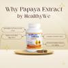 Healthywe Wellness Papaya Capsules | 800mg Maximum Strength | Detoxifies Liver, Supports Digestion & Combats Viral Infections | Pure Papaya Extract | FSSAI Certified | 60 Capsules | Dietary Supplement view 4