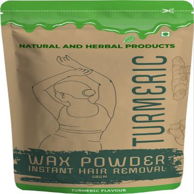 Bikini Hair Removal Powder Wax | Bikini Hair Removal Herbal Wax Powder | 5 Min's Painless Herbal Wax Powder all Skin Types Hands, Legs, Underarms, Bikini Area & Intimate Area Waxing Kit for Women 50gm