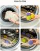 K.B. SALES Washer Balls,Reusable Tangle-Free Eco-Friendly Laundry Scrubbing Balls,Solid Colorful Laundry Washing Balls Enhance Your Machine Cleaning (Pack Of 3) view 3