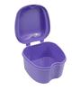 Dentosmile Orthodontic Denture Boxes, Retainer Box Mouth Guard Dental Storage Container/Teeth Storage Box in (Violet Color) view 1