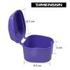 Dentosmile Orthodontic Denture Boxes, Retainer Box Mouth Guard Dental Storage Container/Teeth Storage Box in (Violet Color) view 2