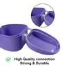 Dentosmile Orthodontic Denture Boxes, Retainer Box Mouth Guard Dental Storage Container/Teeth Storage Box in (Violet Color) view 4