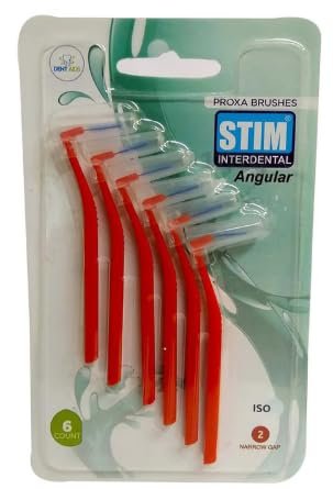 Interdental Angular ISO 2 | For Cleaning Gaps Between Teeth 12 Pieces