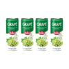 Dellos White Grape Fruit Drink with Grape Pieces (Pack of 4) view 1