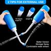 Mishwaan Portable Bidet for Toilet - 500ml Travel Bidet Handheld Personal Bidet Empty Bottle - Childbirth Cleaner -For Outdoor,Camping,Travling,Driver,Personal Hygiene -with Storage Bag (multicolour) (Blue, Standard) view 4
