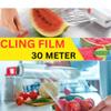 Cling Film Roll | Pack of 1,30m | Multipurpose Cling Film for Food Wrapping | Plastic Film for Food |Microwave Safe |Biodegradable Film |Food Storage & Durable,Safe, and Versatile Kitchen Wrap view 3