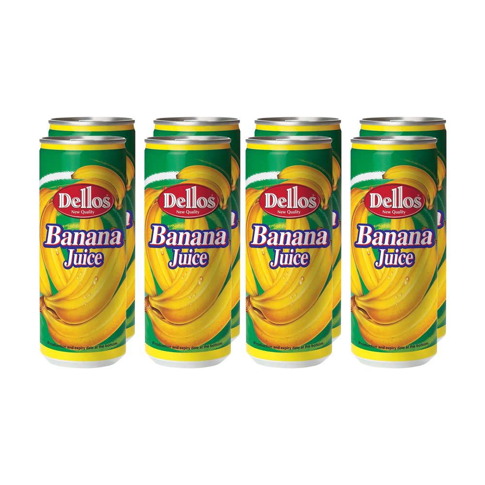 Dellos Banana Drink (Pack of 8)
