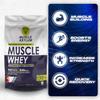 Asylum Premium Whey Protein | 1kg, 25 Servings | Choco Velvet | With Genuine Lab Reports | Muscle Building & Recovery | Increased Muscle view 4
