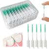 Street27 40 Pcs Interdental Brush Ultra Tight Bristles Tooth Flossing Head Oral Dental Hygiene Brush Tooth Pick Flosser Toothpick Sticks For Teeth Oral Dental Care Brush Cleaning Tool - 40pcs set view 1