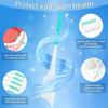 Street27 40 Pcs Interdental Brush Ultra Tight Bristles Tooth Flossing Head Oral Dental Hygiene Brush Tooth Pick Flosser Toothpick Sticks For Teeth Oral Dental Care Brush Cleaning Tool - 40pcs set view 2