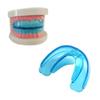 NavaFresh Basics Silicone Tooth Orthodontic Appliance Trainer Alignment Denta Braces Blue view 1