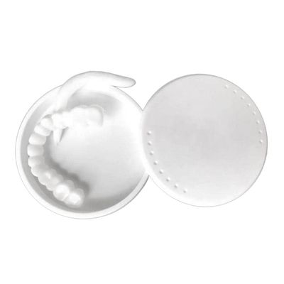 NavaFresh Basics Snap Lower False Teeth Dental Veneers Dentures Tooth Cover White