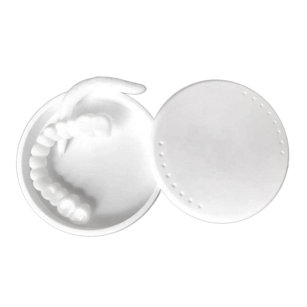 NavaFresh Basics Snap Lower False Teeth Dental Veneers Dentures Tooth Cover White
