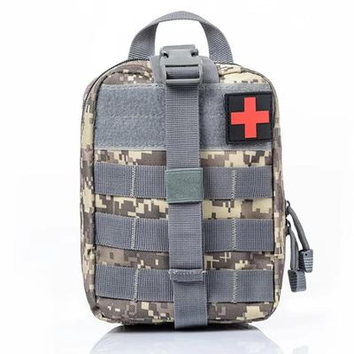 ARURA (LABEL) Molle Medical Pouch IFAK First Aid Kit Survival Emergency Waist Pack Outdoor Hunting Accessories (Multicolor)