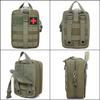 ARURA (LABEL) Molle Medical Pouch IFAK First Aid Kit Survival Emergency Waist Pack Outdoor Hunting Accessories (Multicolor) view 3