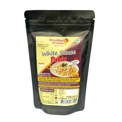 Amashaa Masala White Sauce Pasta Premix | Ready to Cook | Pasta Masala | White sauce pasta masala | pasta sauce (250g)
