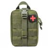 ARURA (LABEL) Outdoor Tactical Medical Packets First Aid Kit IFAK Utility Pouch Emergency Bag for Vest & Belt Survival Treatment Waist Pack EMT Multifunctional (Green) view 1