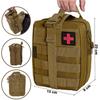 ARURA (LABEL) Outdoor Tactical Medical Packets First Aid Kit IFAK Utility Pouch Emergency Bag for Vest & Belt Survival Treatment Waist Pack EMT Multifunctional (Green) view 2