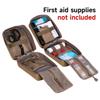 ARURA (LABEL) Outdoor Tactical Medical Packets First Aid Kit IFAK Utility Pouch Emergency Bag for Vest & Belt Survival Treatment Waist Pack EMT Multifunctional (Green) view 3