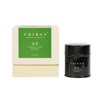 Chiran Ceremonial Matcha | 30g Emerald green tea powder from Kagoshima | Limited edition gift pack