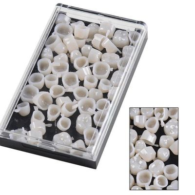 NavaFresh Basics 50 Pieces Dental Temporary Crown Veneers Molar Resin Teeth