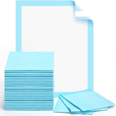 Disposable Underpads, Large 60x90CM, Incontinence Bed Pads, Skin Friendly 5 Layer Leakproof Technology with Antislip Tape12 Hrs Protection, 750ML+ Absorption Pee Pads-Factory Direct 20Pcs