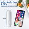 Epsilon Portable Electric Bidet Spray for Toilet  Mini Handheld Travel Bidet with 4 Pressure Modes, USB Rechargeable, IPX6 Waterproof, Foldable Design for Personal Hygiene, Baby Care, and Cleaning (2 Mode) view 4