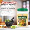 SURBHI UTPAD Karela Jamun Powder with Ayurvedic Diabetic Detox mix with 10 Herbs 400g (200gx2) view 2