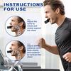 Refize Lung Trainer & Jaw Exerciser | Breathing & Fitness Equipment for Gym & Running | Easy-to-Clean | Enhance Respiratory Strength & Sports Fitness | for Men & Women. (White) view 4