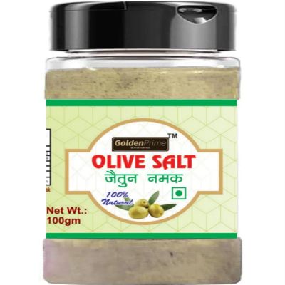 Golden Prime Olive Salt-200Gm | Namak Zaitoon | Jaitun Namak | Zaitun Namak | helps in digestion | Treats stomach related problems | 100% Pure & Original Olive