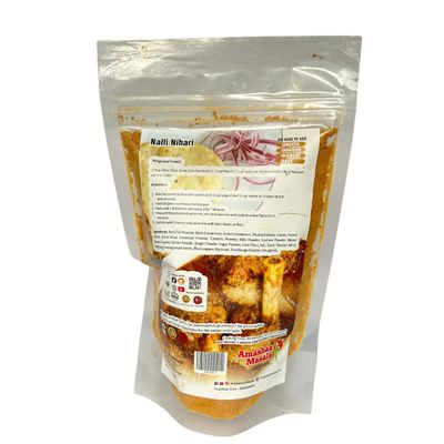 Amashaa Masala Nalli Nihari Premix - 250gm | premix | ready to cook | premix spice | blended masala | nalli nihari masala | nihari | nalli