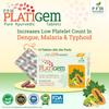 PRM Platigem Tablet Platelet Enhancer Enriched with Papaya leaf and Guduchi 30 tab (3 x 10 tablet) view 2