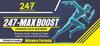 247 NUTRITION Max Boost Capsules | Supercharge Athletic Performance | Extreme Energy Supplement for Running, Cycling and Swimming | Recovery Supplement (60 Capsules) view 1