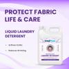 VedPlus 5L Laundry Liquid Detergent | Advanced Sparkling Clean Formula | Deep Stain Removal & Dirt Penetration | Long-Lasting Freshness | Effective For All Fabric Types (Pack Of 2) view 2