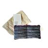 SochGreen Herbal Reusable Hot & Cold Cotton Bag for Period Pain Relief | Multipurpose, Natural & Organic | Muscle Relief for Neck, Back, Shoulders, Waist & Arms | 5 x 10 Inches, Pack of 1 (Purple stripes) view 2